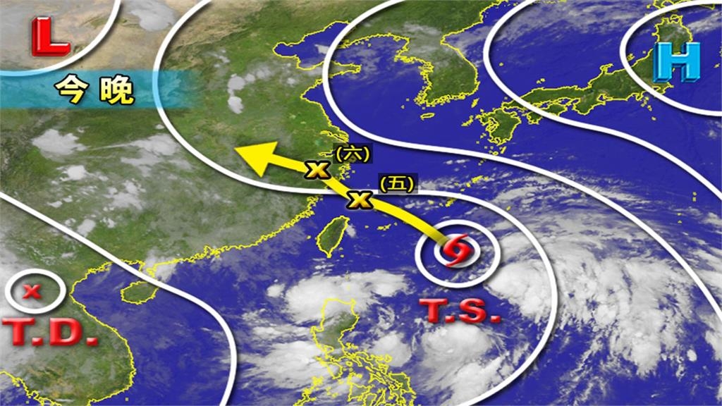 準颱「范斯高」這2天掃台!林嘉愷曝「4地區雨彈猛灌」示警:本週尾段還有颱風