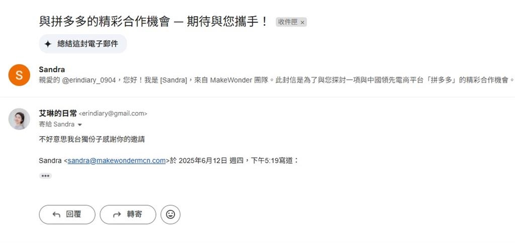 「我台獨份子」她拒中國業配!台派網紅曬投票通知單挺身表態:一起「大斬紅徒」