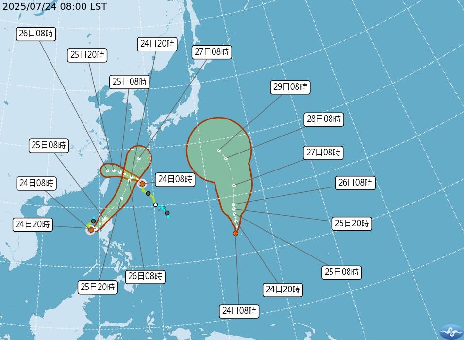 726前夕3颱共舞！專家親揭「放颱風假機率」點名3地區注意雨彈狂炸