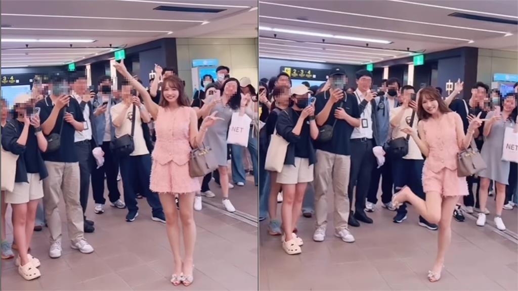 三上悠亞現蹤中山站！「狂露鉛筆腿」甜笑衝向粉絲5.5萬粉喊：太羨慕…