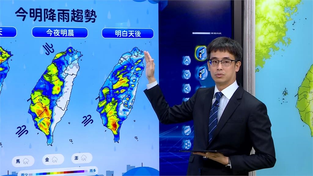 范斯高減弱為熱低壓！　大罷免投票日北部白天雨勢趨緩