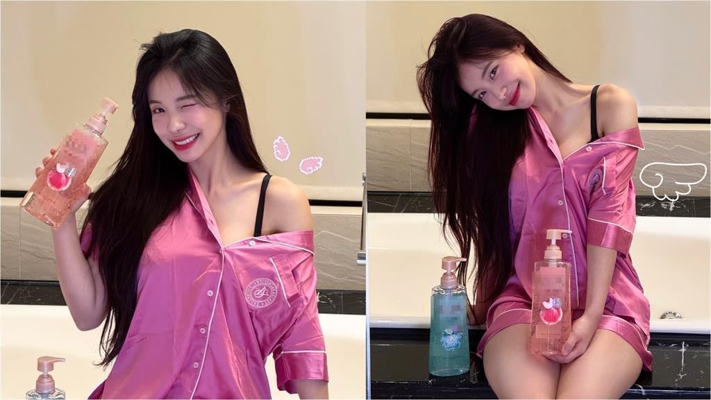 李多慧「緞面睡袍太絲滑」整件全消失！泡澡片外流「大片肉色」全被拍