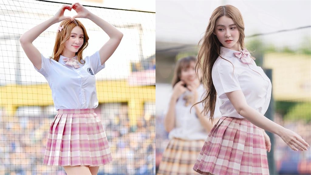 啦啦隊「極品大隻馬」唱台語金曲 「渾圓曲線」上下擺網:還是負責漂亮就好!