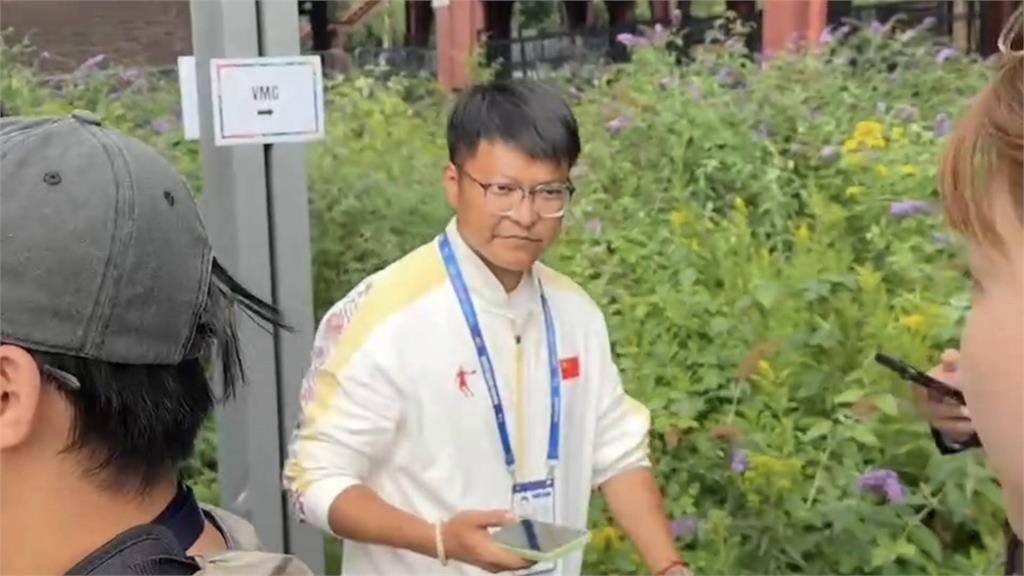 "湯包"湯智鈞反曲弓奪金！　　又見中國人員"錄影蒐證"