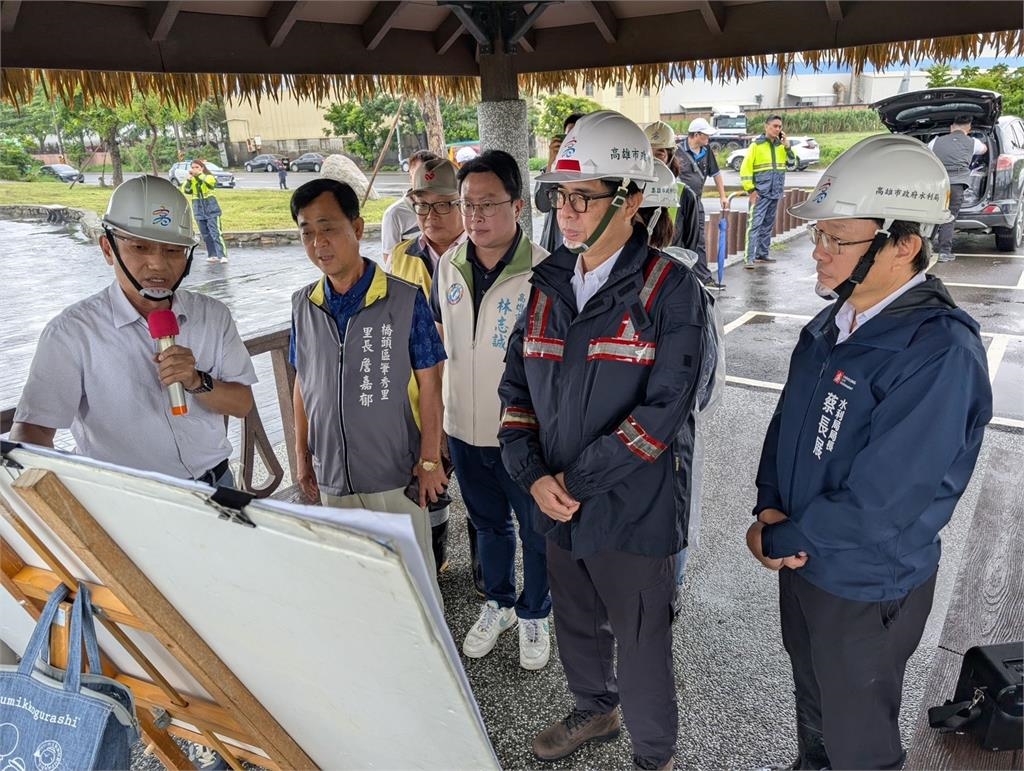 快新聞／視察北高雄防汛設施　陳其邁：超前部署守護社區安全