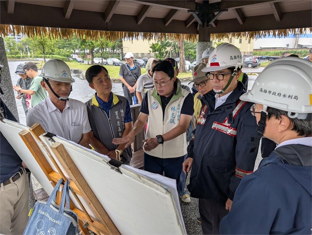 快新聞／視察北高雄防汛設施　陳其邁：超前部署守護社區安全