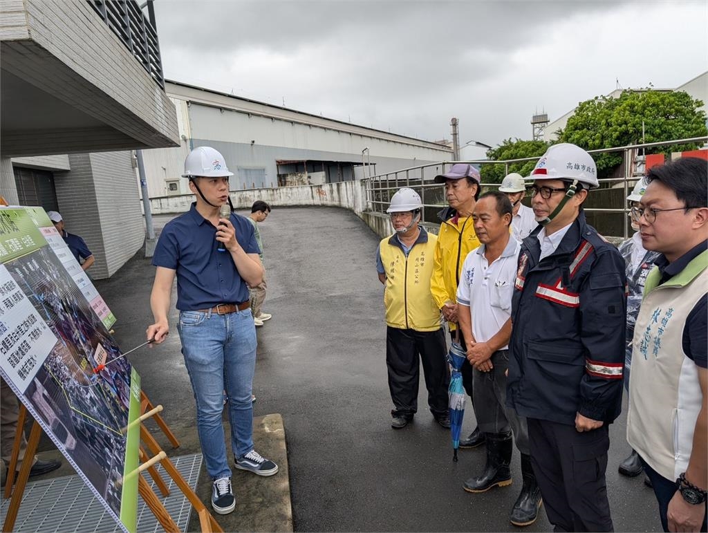快新聞／視察北高雄防汛設施　陳其邁：超前部署守護社區安全