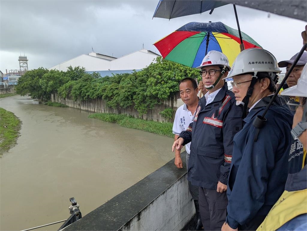快新聞／視察北高雄防汛設施　陳其邁：超前部署守護社區安全
