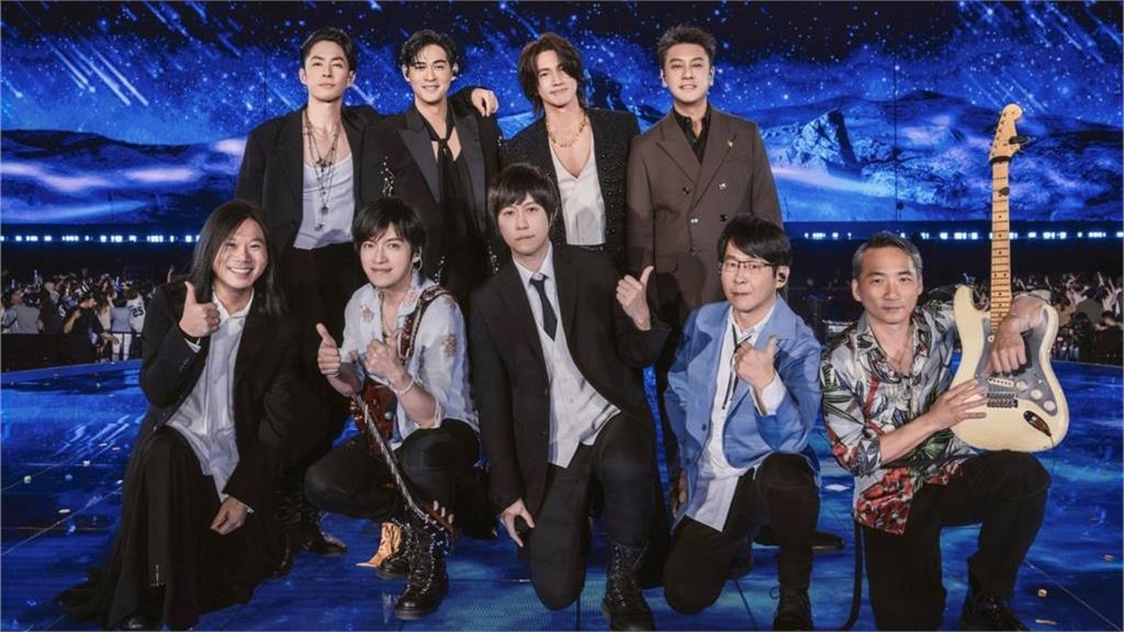 五月天攻巢「再合體F4」唱流星雨　朱孝天親曝「1喜訊」阿信驚：承諾太大！