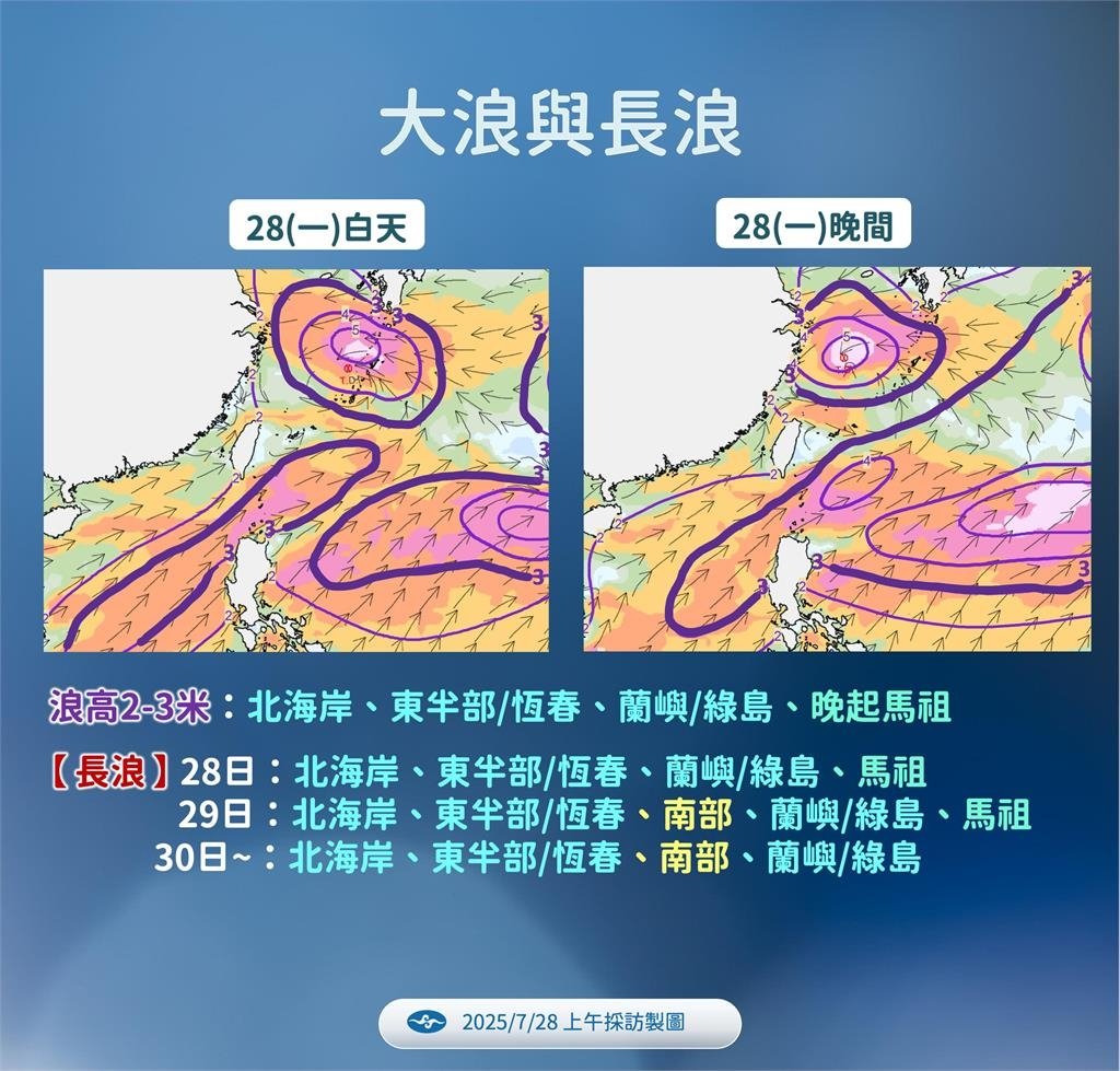 快新聞/雨彈狂炸!西南風+低壓帶夾擊 中南部未來1週「下到發紫」