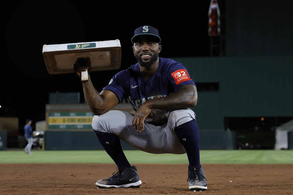 MLB(影)／水手快腿強打連5季20-20　追平「神鱒」並列史上第3名 