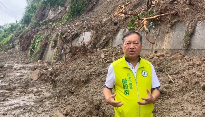 台中大坑山區多處土石崩落　農產難疏運缺水電居民苦嘆