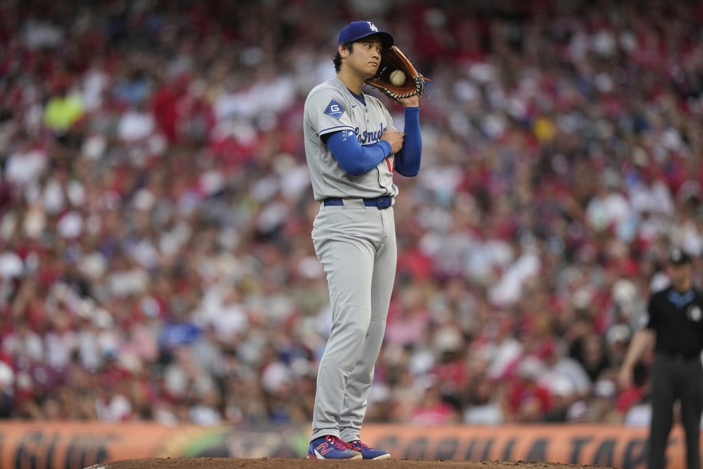 MLB/「二刀流」大谷翔平用球數51球創新高!第四局速球無預警失控連續暴投遭換下