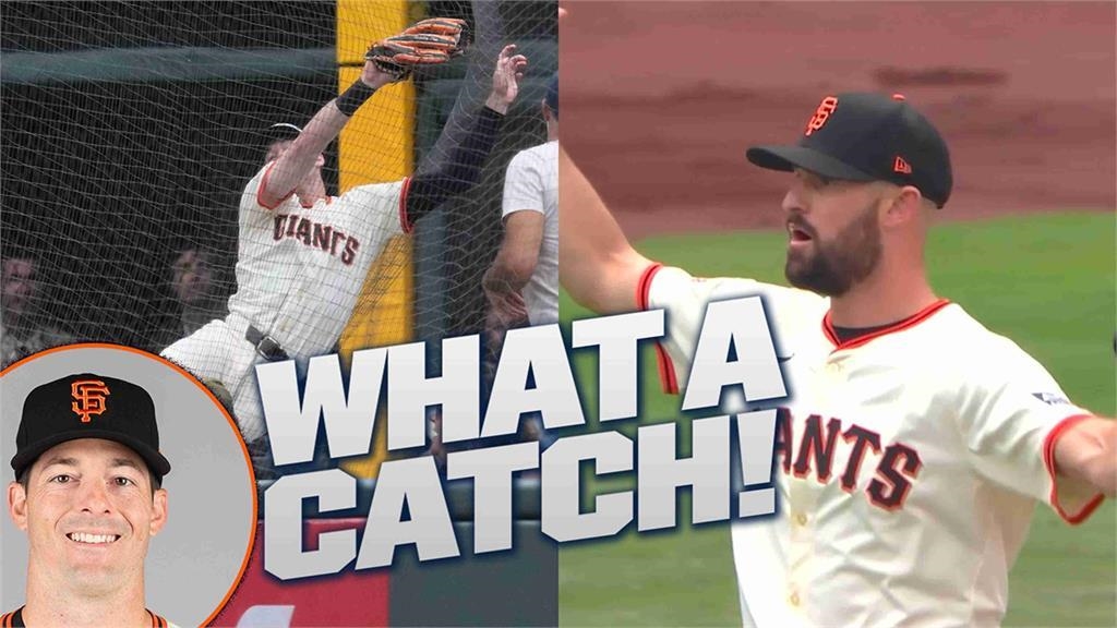 MLB(影)/「翻牆接殺」超瘋狂!巨人「名人堂之孫」摔進護網「美技無極限」 MLB(影)/「翻牆接殺」超瘋狂!巨人「名人堂之孫」摔進護網「美技無極限」