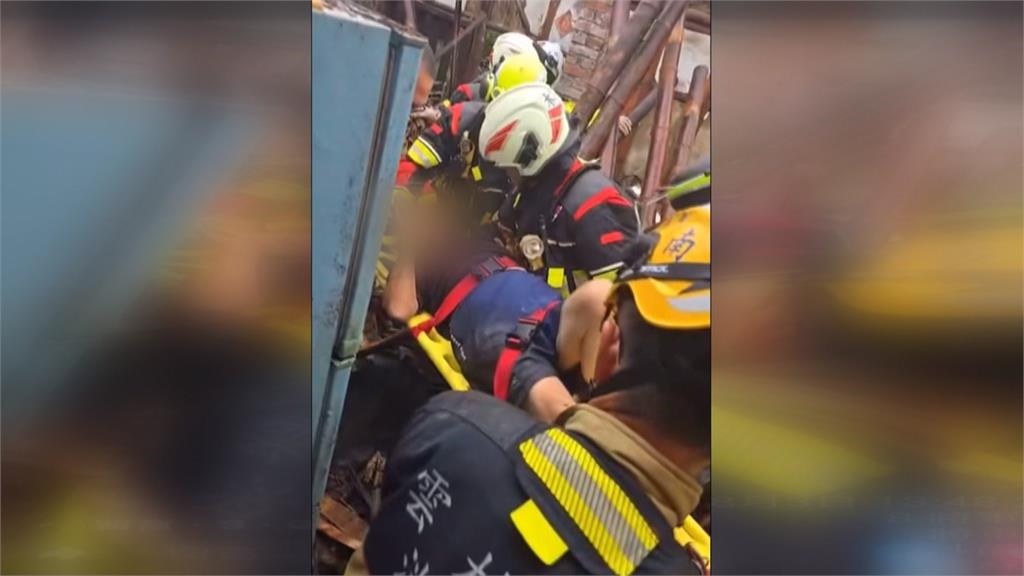 斗南竹管厝民宅坍塌　林內站軌道淹水啟動公路接駁