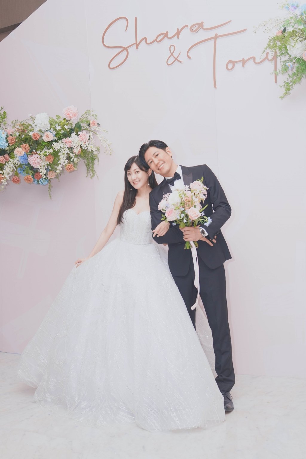 林逸欣婚禮延期2次終於辦成！ 十年愛情長跑甜蜜喊：最幸福的演出