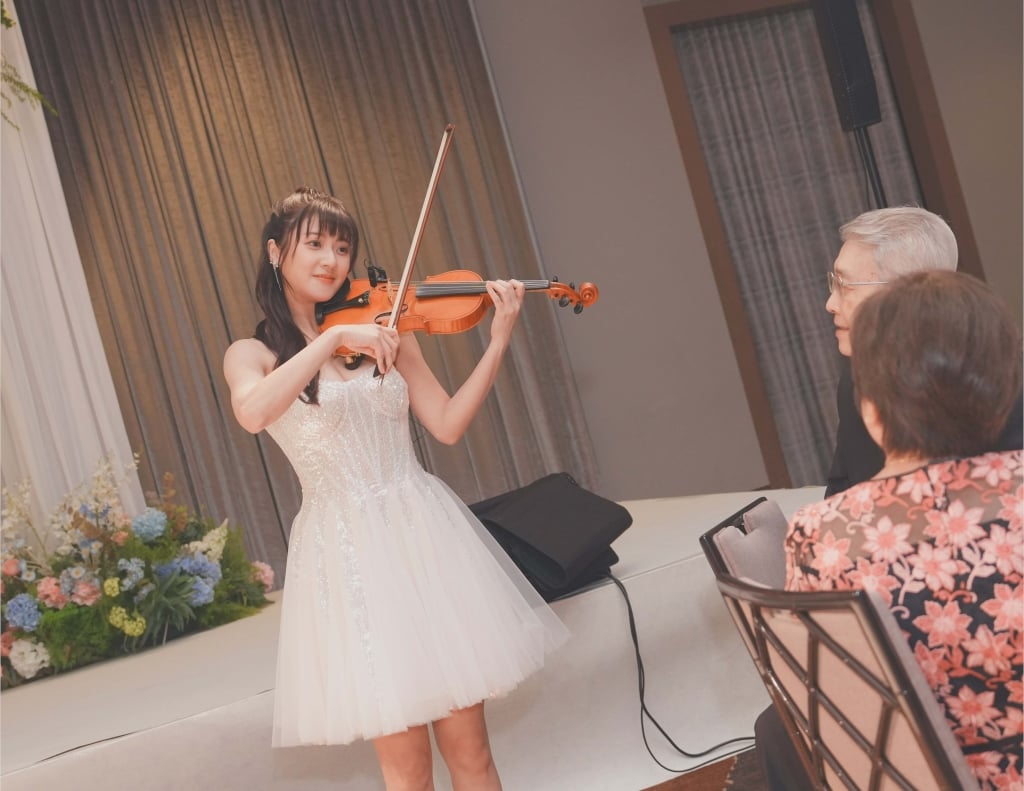 林逸欣婚禮延期2次終於辦成！ 十年愛情長跑甜蜜喊：最幸福的演出