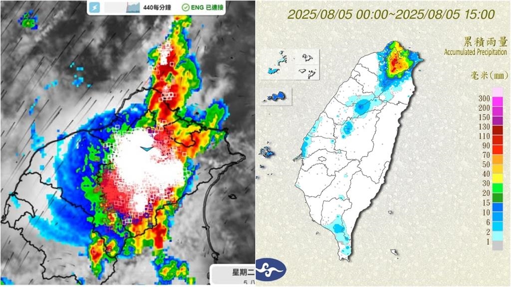 超密集閃電覆蓋北台灣「每分鐘440次」　鄭明典揭暴雨原因：台北很常見