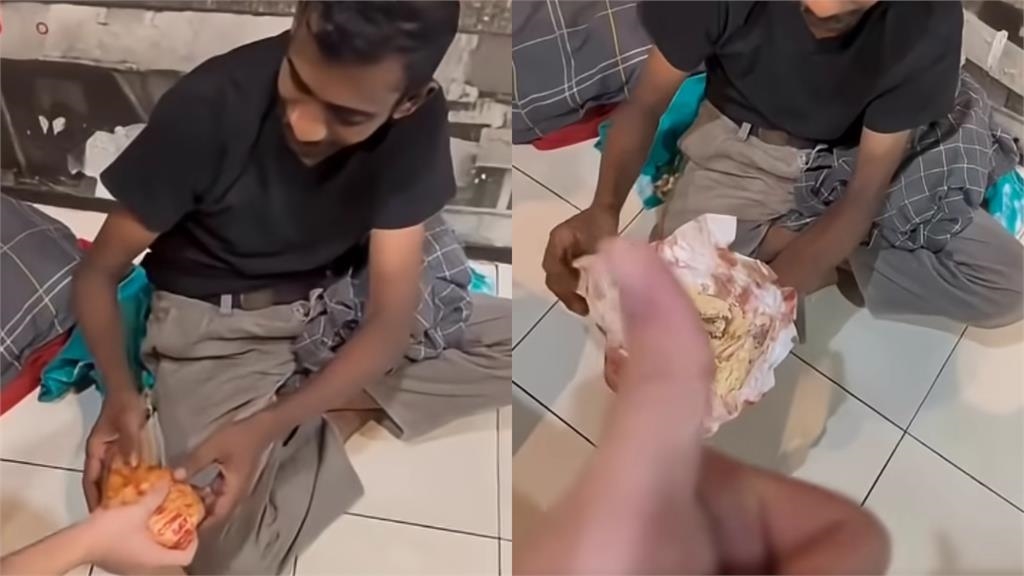 網紅稱做善事下秒將「吃剩雞骨」包成飯糰給街友！白目行徑惹怒全網