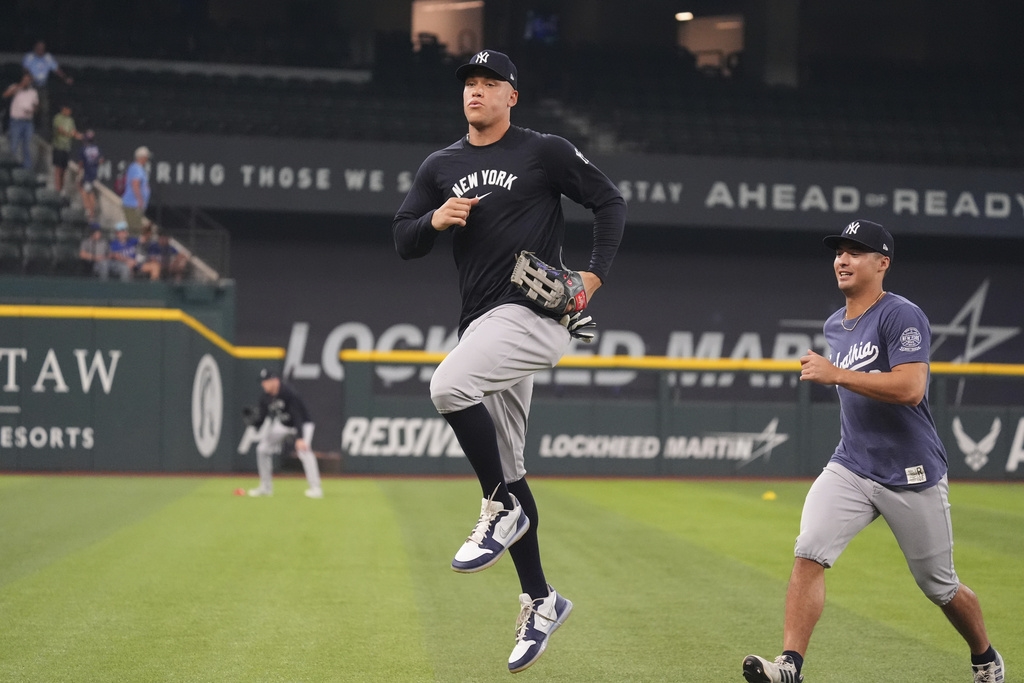 MLB／四連敗的洋基終於等到他！「法官」賈吉回歸激勵全隊士氣