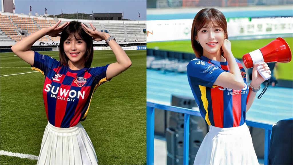 啦啦隊「蜜桃女神」韓國人氣飆高　狂收「球隊邀約」意象曝光：福利超奢！