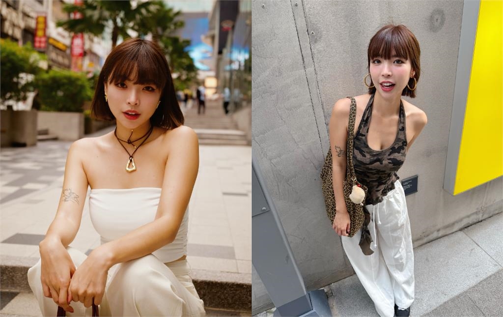 沖繩短髮辣妹「跪坐沙灘」波濤洶湧!竟是「台網紅阿圓」網驚:免費能看?