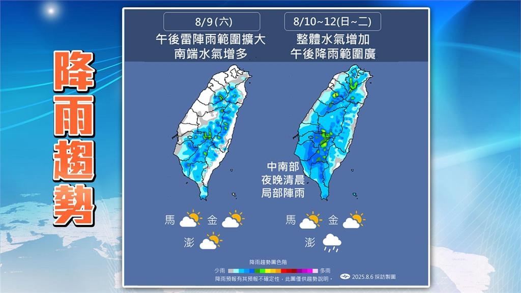 好天氣倒數大雷雨還沒下完!林嘉愷曬5圖「這天起」午後雷陣雨增加