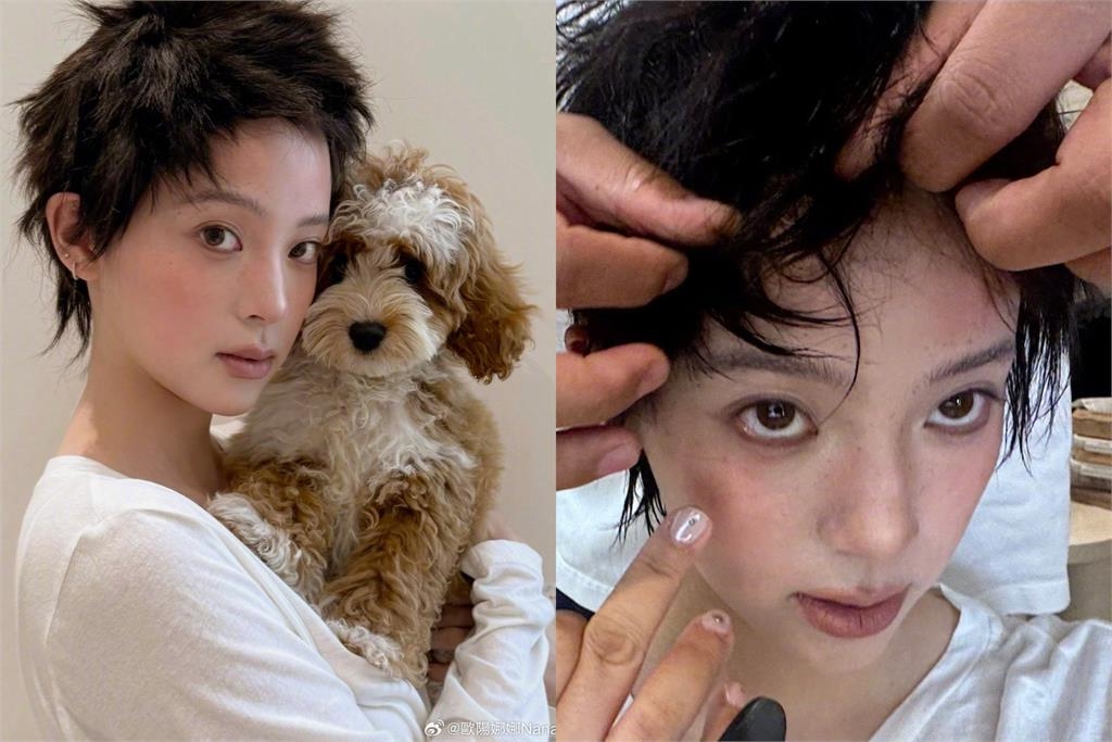 慎入！歐陽娜娜新造型大翻車「慘撞臉鍾明軒」中國網友也搖頭：這都啥阿