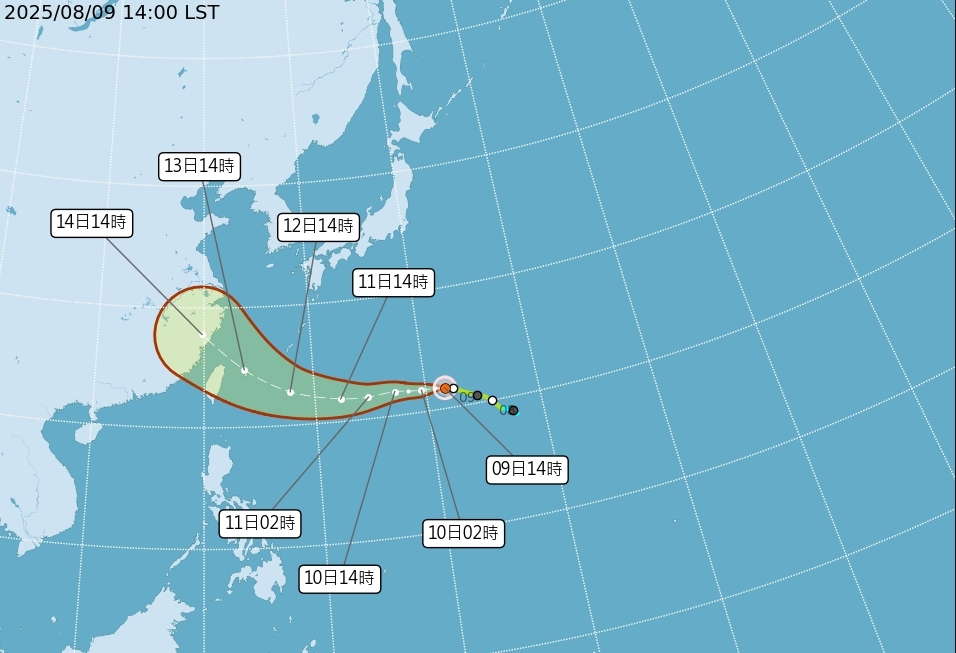 楊柳持續靠近台灣「侵台機率變了」!專家曝關鍵:有模擬出現「夭折」
