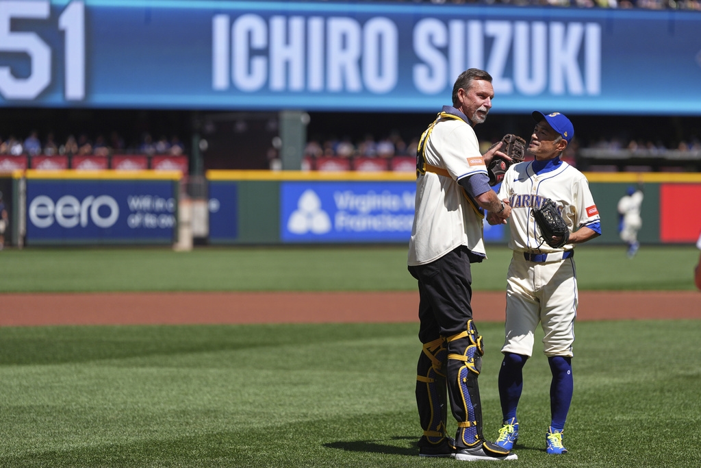 MLB(影)／水手最高榮耀51號球衣退休+銅像　朗神:我可以安心地走了