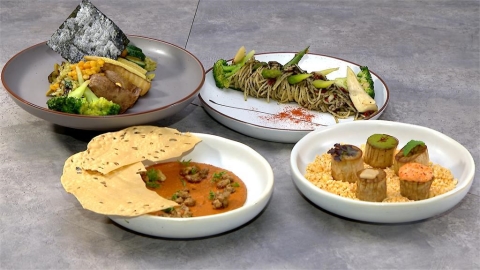 素干貝五味、綠咖哩燉飯　蔬食餐酒館闖入米其林必比登