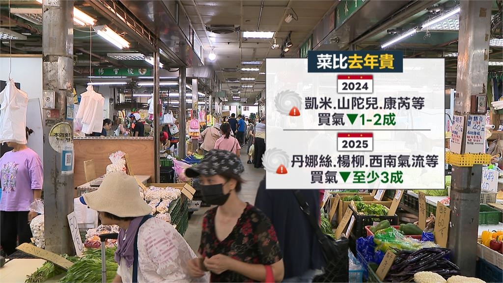 颱風進逼菜超貴！餐廳、民眾買不下手　葉菜類一斤百元起跳　省錢大作戰照過來