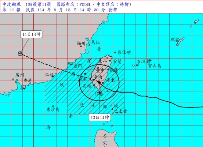 楊柳登陸台東「猛吹10級強風」恐怖畫面曝!他急停路邊「後照鏡吹歪」:求放過
