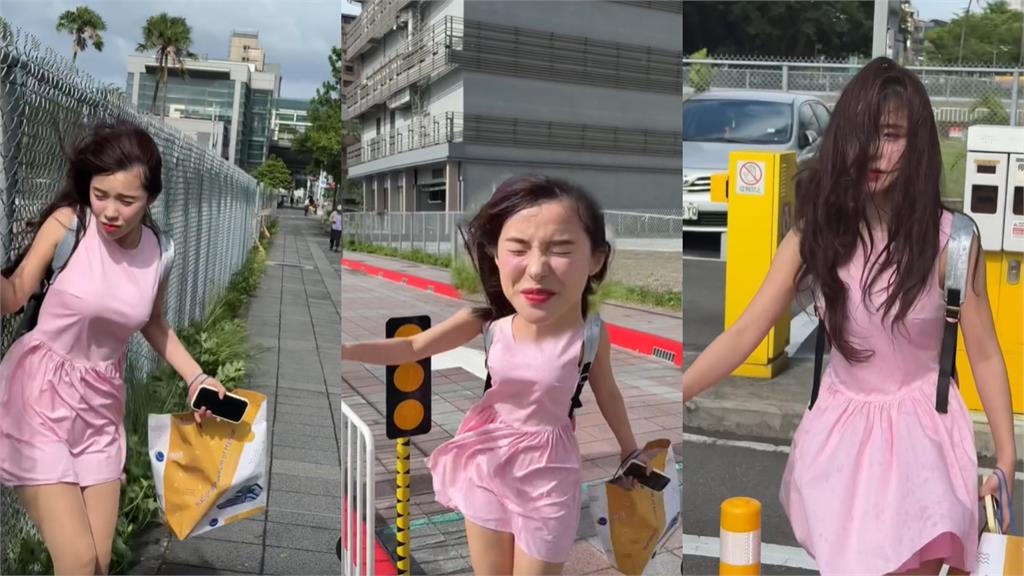 李多慧颱風天慘變身貞子現身街頭?狼狽模樣曝光自嘲:在台3年不怕了!