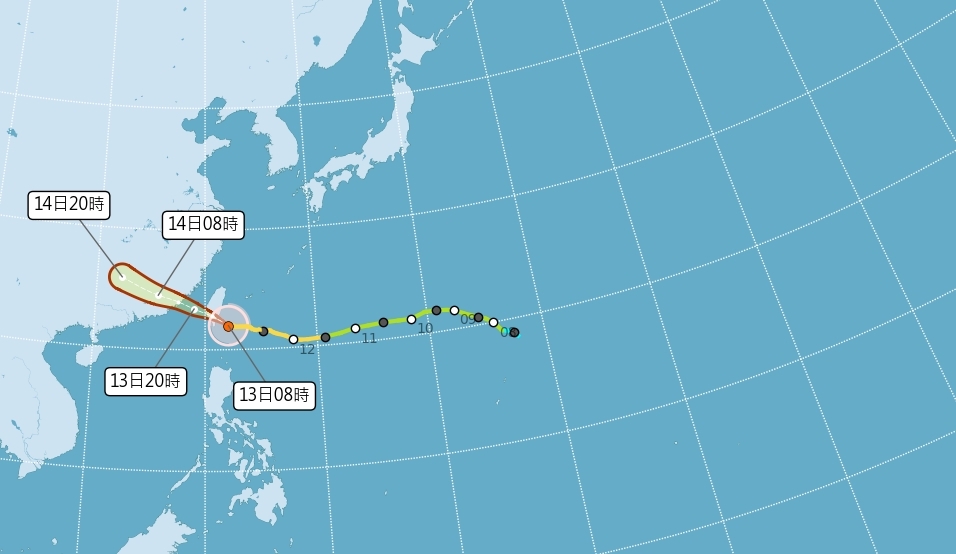 中颱楊柳「快速猛衝」台灣!網驚見衛星雲圖「超害羞形狀」歪樓:有幾級