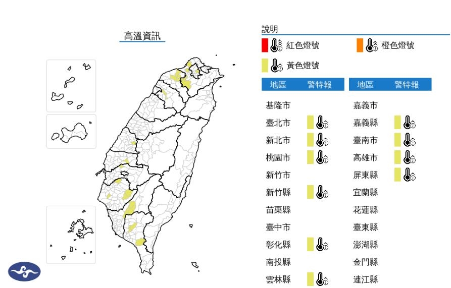 快新聞／好熱！雙北10縣市熱浪來襲　