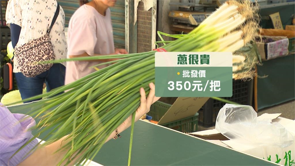 一把蔥批發價飆350元！熱炒蔥段變「蔥花」　業者：長那麼大沒看過菜貴那麼久