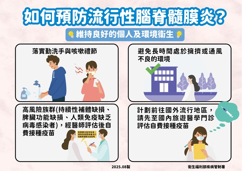 腦脊髓膜炎症狀似感冒卻不可輕忽!疾管署:病程進展快且危險性高