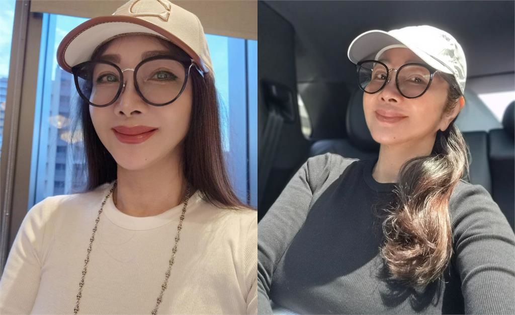 陳美鳳激短褲「只裹薄薄一層」站窗邊被看光！「69歲黑絲長腿」逼瘋網：超辣