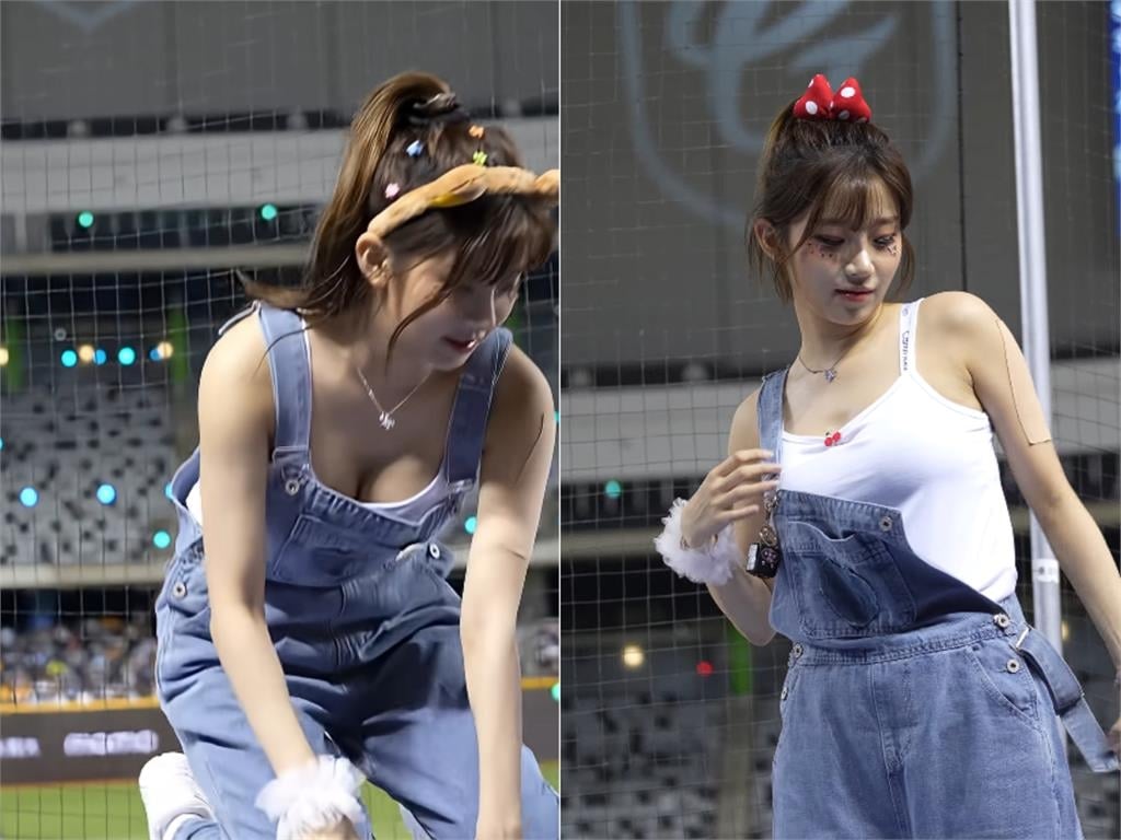 李珠珢肩帶下滑「掉出巨龍波」穿幫！吊帶襪抬腿「超頻震盪片」網暈：把衣服穿好