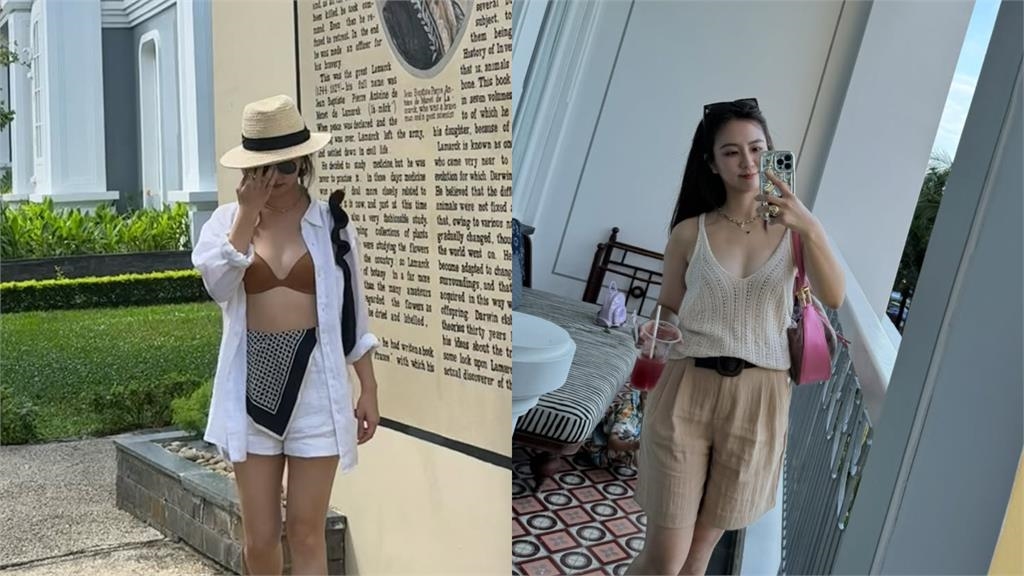 周曉涵度假大解放喊「會不會被抓」！白襯衫全解炸出「SSR身材」網暴動