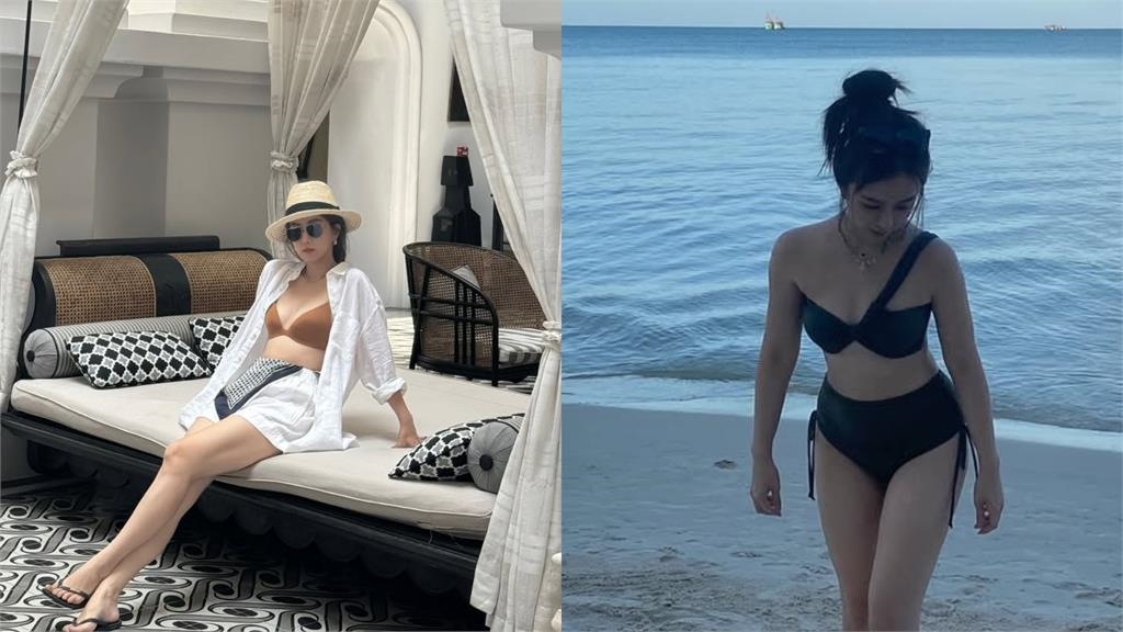 周曉涵度假大解放喊「會不會被抓」！白襯衫全解炸出「SSR身材」網暴動