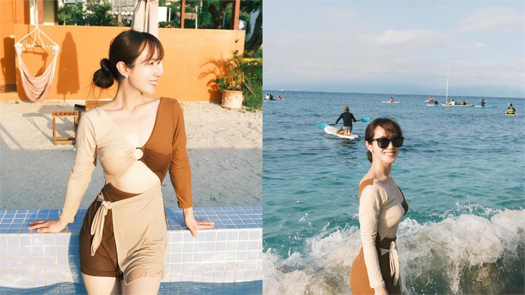 女星小薰海邊「比基尼辣照」大尺度解放　一個側身「SSR身材」全露網暈了！