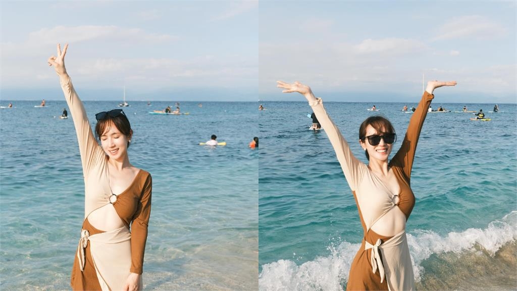 女星小薰海邊「比基尼辣照」大尺度解放　一個側身「SSR身材」全露網暈了！