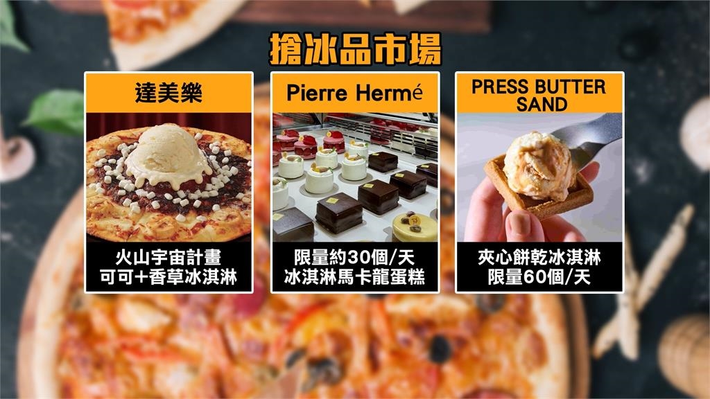 搶酷暑商機！　火山熔岩披薩變身巧克力冰山