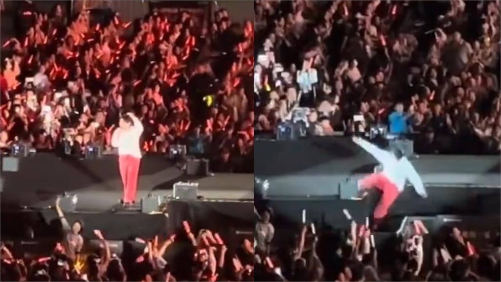 楊宗緯中國「跌落2公尺高舞台」出事了!「面目猙獰」送醫搶救畫面全曝光