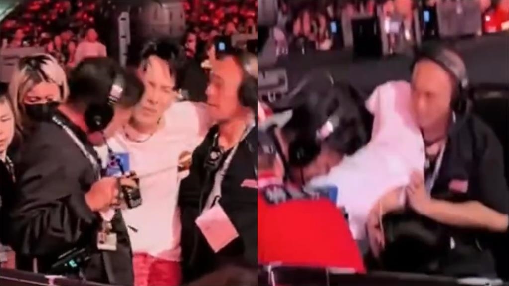 楊宗緯中國「跌落2公尺高舞台」出事了!「面目猙獰」送醫搶救畫面全曝光