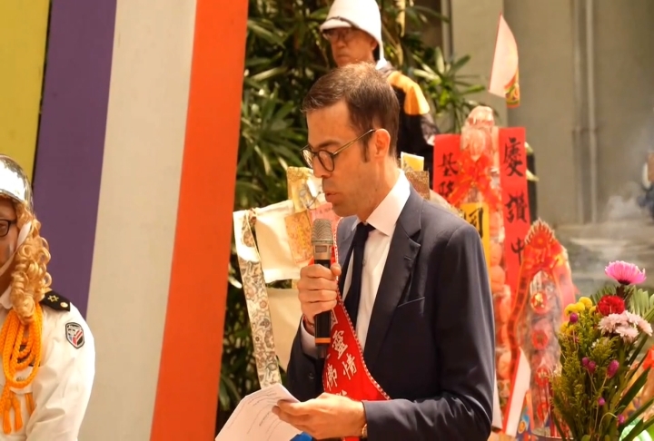 清法戰爭公墓中元普度　不分國界撫慰異鄉先民