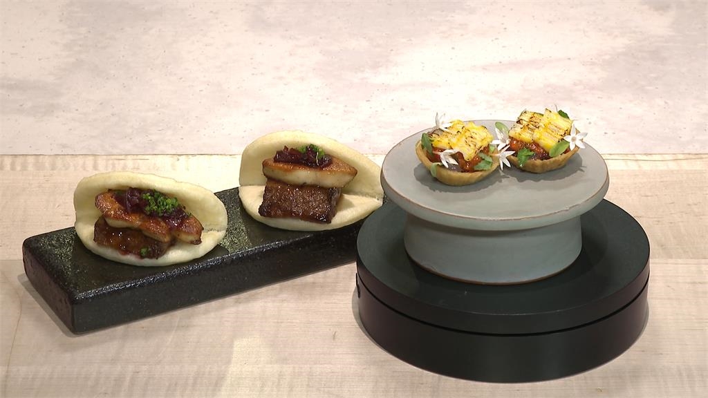 東西合併創意十足！台式刈包結合「和牛、鴨肝」　章魚玉米餅口感外脆內Q