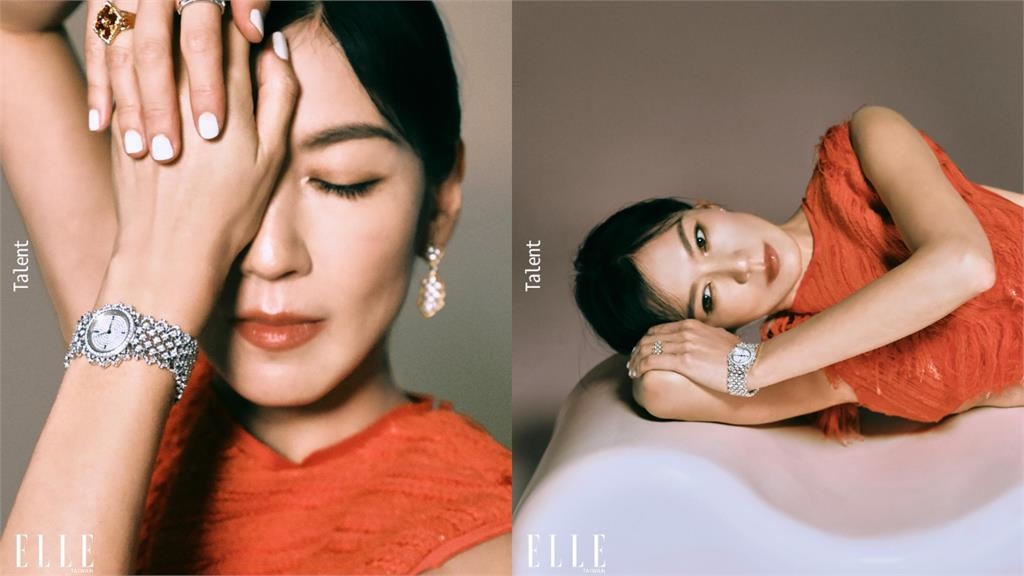 49歲林熙蕾穿「挖空S曲線」性感洋裝　拍出「時尚大片」絕佳狀態全曝！